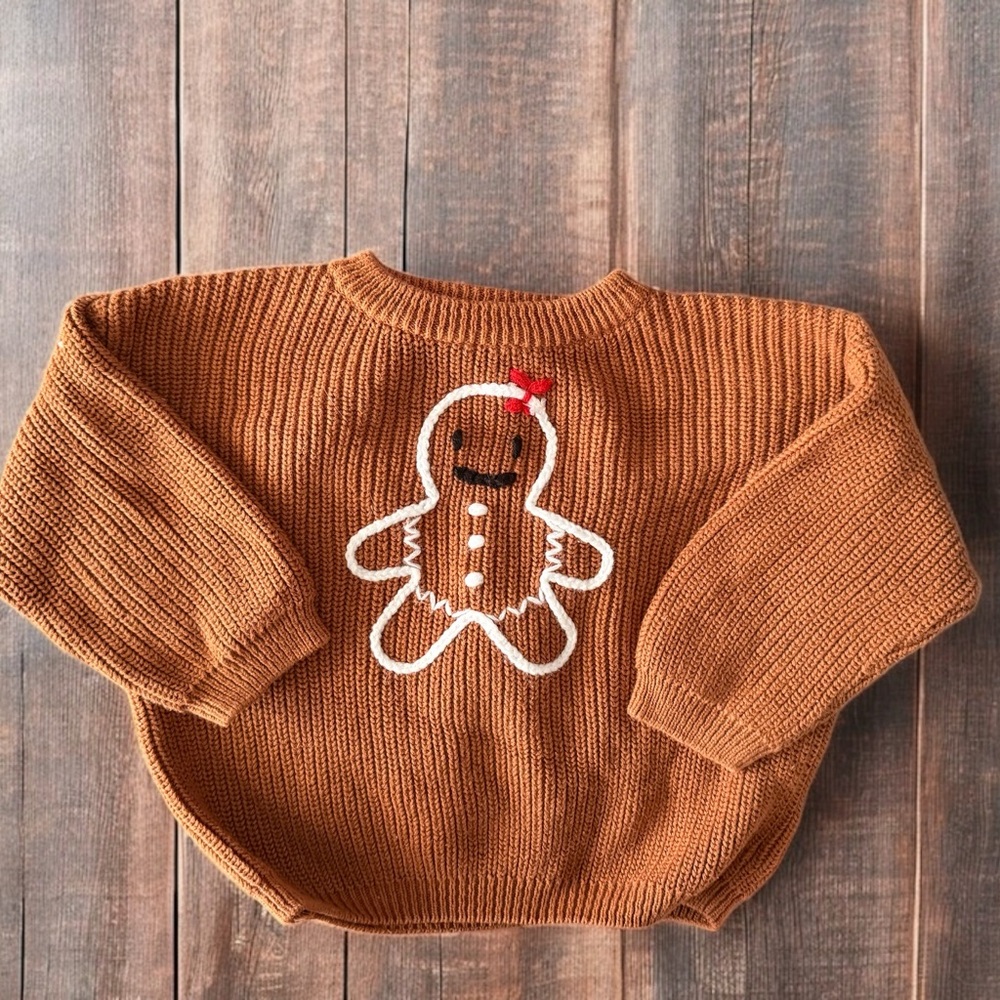 Brown Gingerbread Sweater